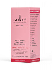 Sukin RoseHip Certified Organic Rosehip Oil 25ml
