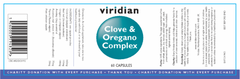 Viridian Clove & Oregano Complex 60's