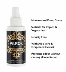 Pit Rok Crystal Sensitive - Fragrance Free Natural Deodorant Spray 100ml