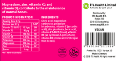 ITL Health MAG365 Magnesium Based Bone Formula Unflavoured 180g