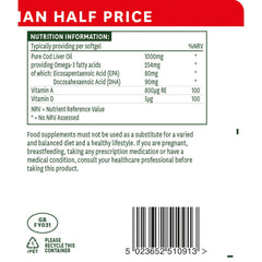 Natures Aid Cod Liver Oil 1000mg (High Strength) 90's