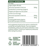 Natures Aid Ginger, Turmeric & Bromelain (3-In-1 Formula) 60's