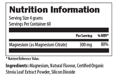 Designs For Health MagCitrate Powder 240g