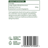 Natures Aid Ginger Root (Standardised) 500mg 90's
