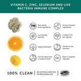 Together Health Immune Wholefood Vitamin C, D3 & Zinc 30's