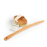 ecoLiving Wooden Bath Brush with Replaceable Head