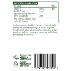 Natures Aid Vitamin C Low Acid (1000mg) 30's