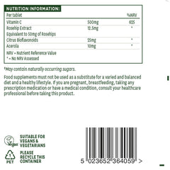 Natures Aid Vitamin C Chewable (500mg) 50's