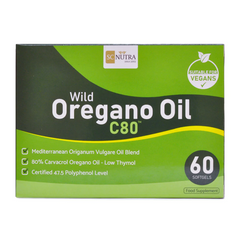 Sweet Cures Wild Oregano Oil C80 60's