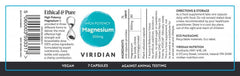 Viridian High Potency Magnesium 300mg 7s