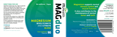 ITL Health MAGduo Magnesium Bisglycinate & Citrate Blend 90s