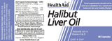 Health Aid Halibut Liver Oil 90s