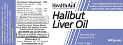 Health Aid Halibut Liver Oil 90s