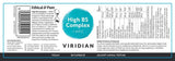 Viridian High B5 Complex + Vit C 30s