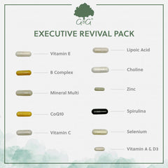 G&G Vitamins Executive Revival Pack 28 Day Supply