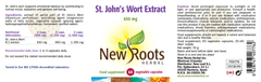 New Roots Herbal St. John's Wort Extract 60s