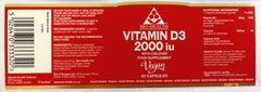 Bio-Health Vitamin D3 2000iu Vegan 60s