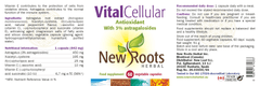 New Roots Herbal Vital Cellular 60s