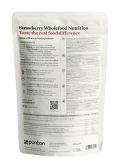 Purition Wholefood Nutrition Strawberry Vegan 500g