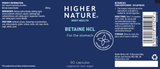 Higher Nature Betaine HCL 90s