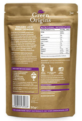 Green Origins Organic Acai Berry Powder 50g