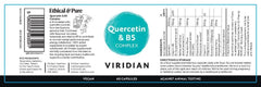 Viridian Quercetin & B5 Complex 60s