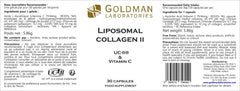 Goldman Laboratories Liposomal Collagen II 30s