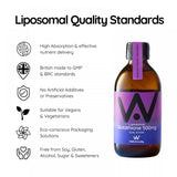 Well.Actually. Liposomal Glutathione 500mg Dual Action Blueberry Flavour 300ml