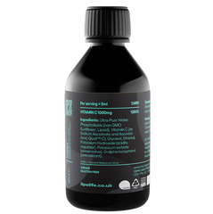 Lipolife LVC2 Vitamin C (Non GMO Sunflower) 240ml (Liposomal)