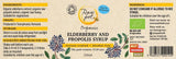 Raw Pot Organic Elderberry and Propolis Syrup 250ml