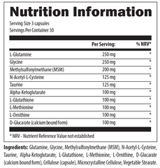 Designs For Health Amino-D-Tox 180s