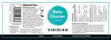 Viridian Beta Glucan Complex 30s