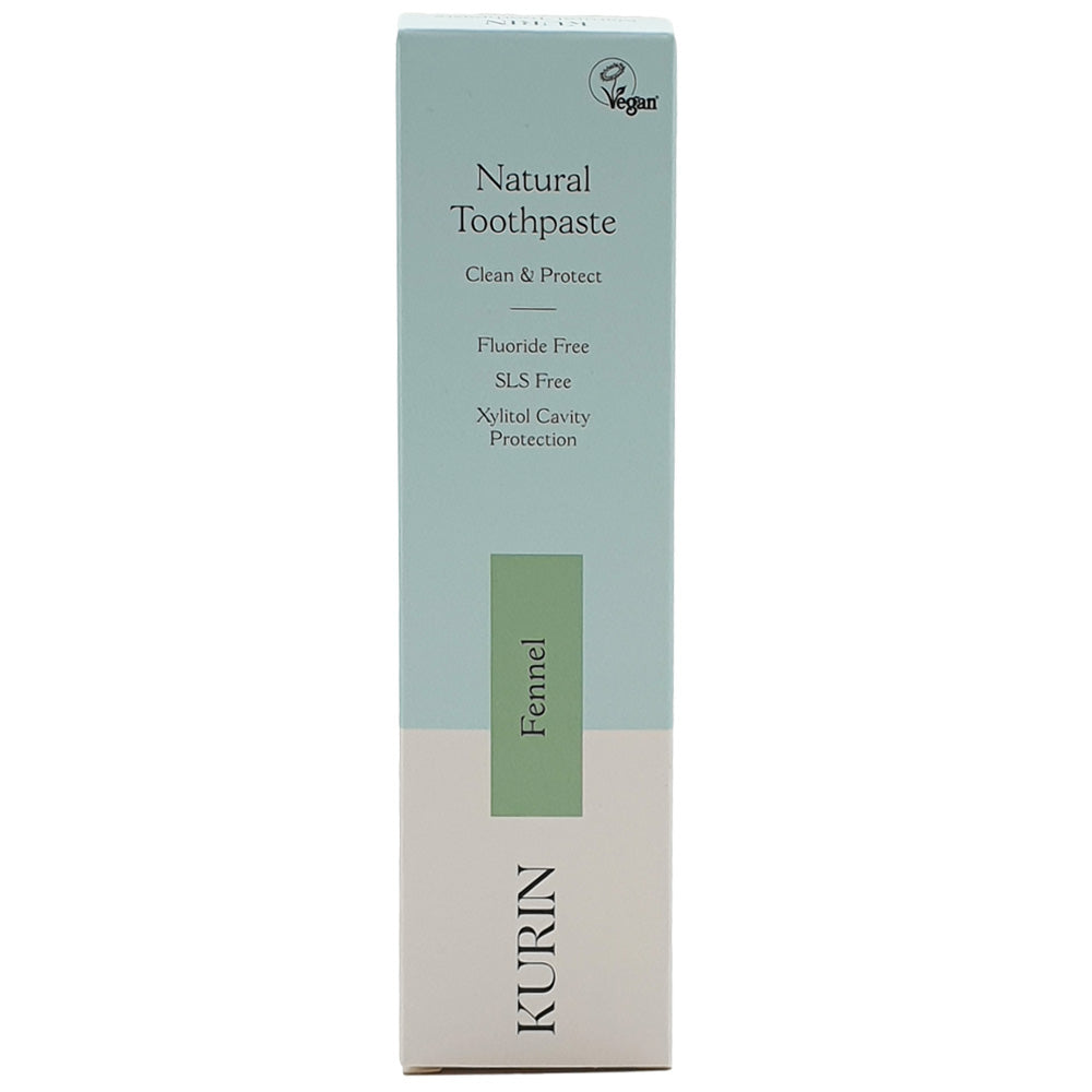 Kurr Toothpaste Natural Toothpaste Fluoride Free Fennel 100ml – Kurin