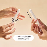 Mooncup Naked Tampons with Cardboard Applicator Medium 14s