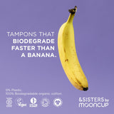 Mooncup Naked Tampons with Cardboard Applicator Medium 14s