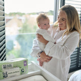 Mama Bamboo Sustainable Bamboo Nappies Size 0 (1.5-3kg 3-6lbs) 30s
