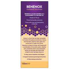 Natures Aid Benenox Overnight Recharge Lemon & Ginger 135ml