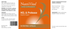 Nutrivital HCL & Protease 90s