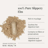 Kiki Health Organic Slippery Elm Capsules 60s