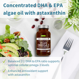 Igennus Pure & Essential Concentrated Vegan Omega-3 & Astaxanthin 60s