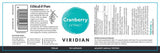 Viridian Cranberry Extract 90s