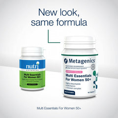 Metagenics Multi Essentials for Women 50+ 60s (Formerly Nutri Adv. NUT-3258)