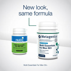 Metagenics Multi Essentials For Men 50+ 60s (Formerly Nutri Adv. NUT-3262)