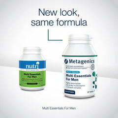Metagenics Multi Essentials for Men 60s (Formerly Nutri Adv. NUT-3253)