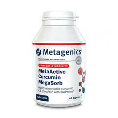 Metagenics MetaActive Curcumin Megasorb 60s (Formerly Cucumin Megasorb NUT-1502)