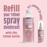 Salt of the Earth Lavender & Vanilla Deodorant Spray Refill 500ml