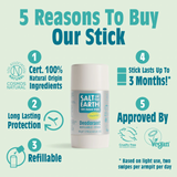 Salt of the Earth Unscented Deodorant Refillable Stick 84g