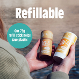 Salt of the Earth Amber & Sandalwood Deodorant Refillable Stick 84g