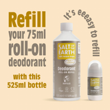 Salt of the Earth Amber & Sandalwood Deodorant Roll-On Refill 525ml