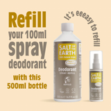 Salt of the Earth Amber & Sandalwood Deodorant Spray Refill 500ml